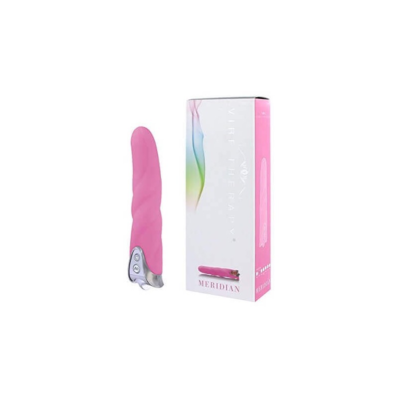 Vibratore di lusso Vibe Therapy Meridian Vibr Pink