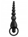 Vibratore Anale VIBRATING SILICONE ANAL BEADS BLACK