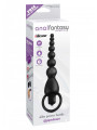 Vibratore Anale VIBRATING SILICONE ANAL BEADS BLACK