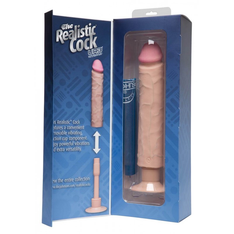 Vibratore UltraRealistico UR3 COCK VIBR 10'' NO BALLS FLESH