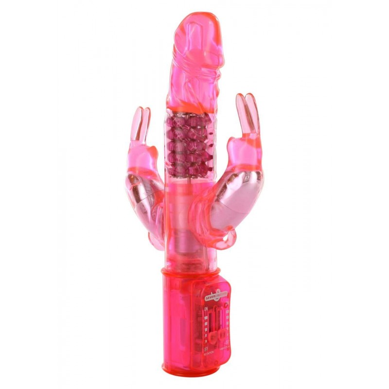 Viibratore con Doppio Rabbit DOUBLE RABBIT PLEASURES VIBE PK