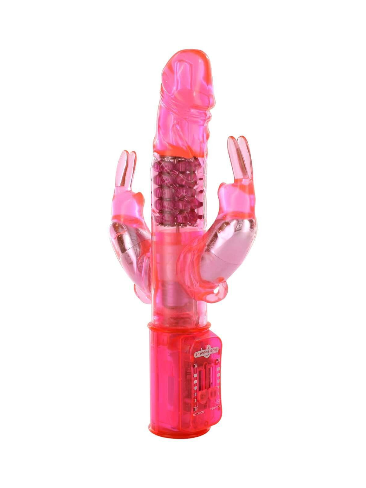 Viibratore con Doppio Rabbit DOUBLE RABBIT PLEASURES VIBE PK