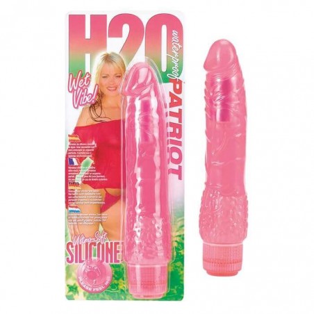 Vibratore Realistico PATRIOT H2O WATERPROOF TPE VIBRATOR