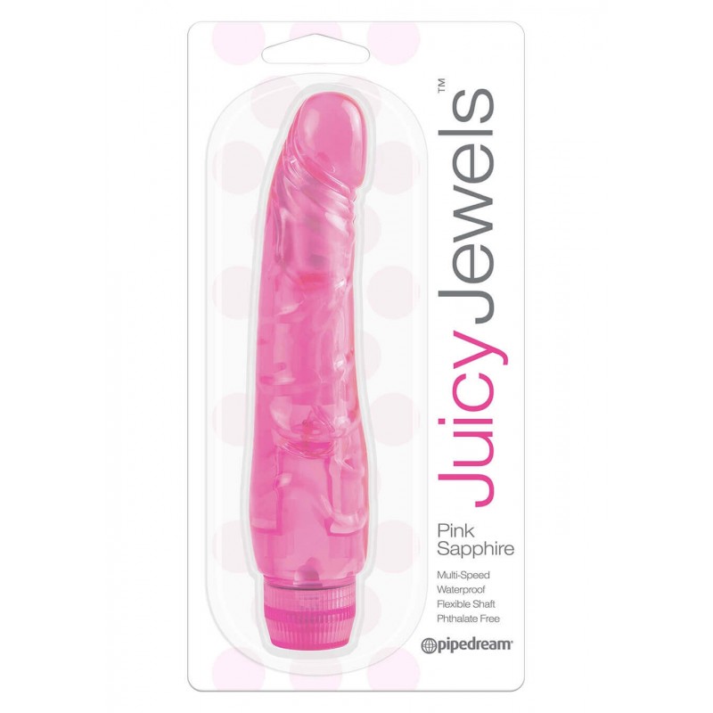 Vibratore Realistico Jelly JUICY JEWELS VIBE PINK SAPPHIRE