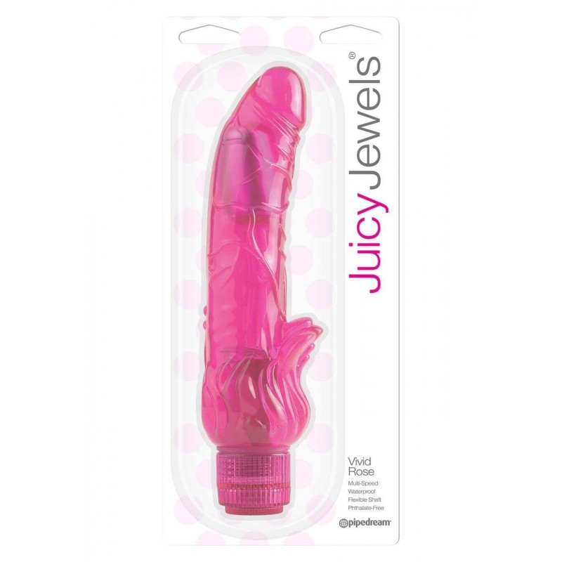 Vibratore Rabbit Jelly JUICY JEWELS VIBE VIVID ROSE