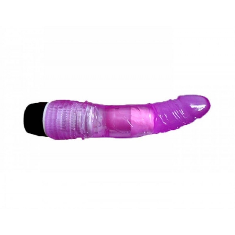 Vibratore Jelly 21 cm Viola