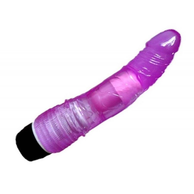 Vibratore Jelly 21 cm Viola