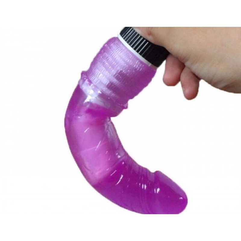 Vibratore Jelly 21 cm Viola