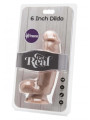 VIBRATORE REALISTICO Get Real COCK 6 INCH W/ BALLS FLESH VIBRATOR