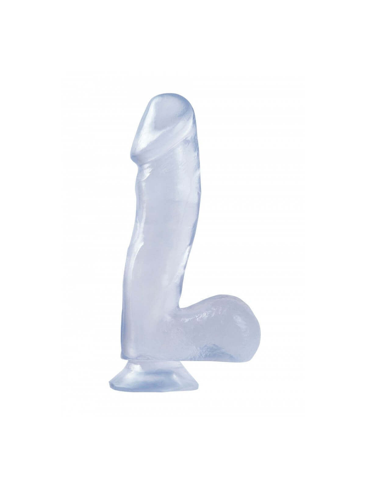 Dildo Jolly Trasparente Buttcock con Ventosa