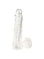 Fallo in Jelly Dong W/Suction Cup Clear 8 Inch