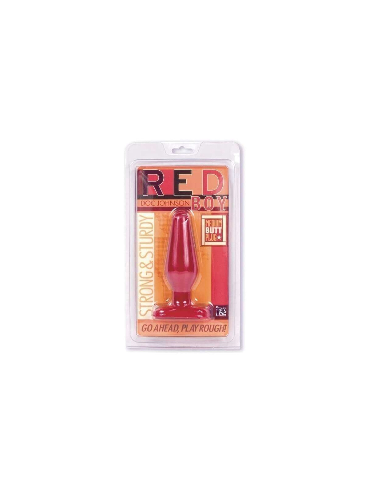 Plug Anale Red Boy Line Medium Butt Plug