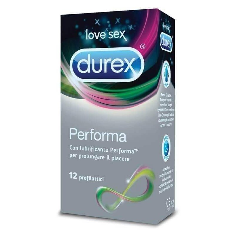 Profilattici Durex Performa Ritardanti 12 Pezzi