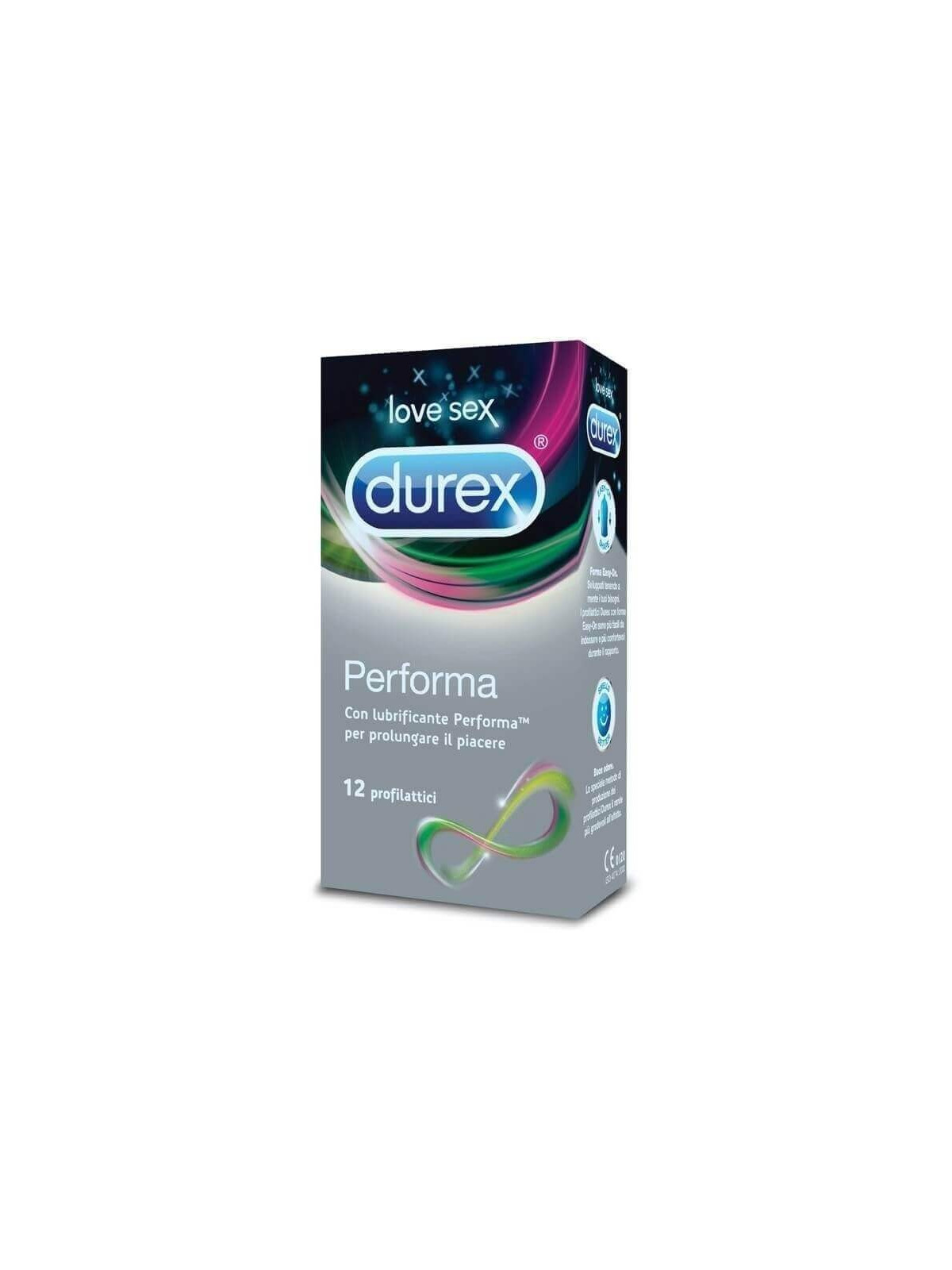 Profilattici Durex Performa Ritardanti 12 Pezzi