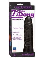 FALLO REALISTICO VAC-U-LOCK 7 INCH THIN DONG THE NATURALS