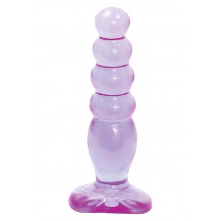 DILDO PLUG ANALE CRYSTAL JELLIES ANAL DELIGHT VIOLA