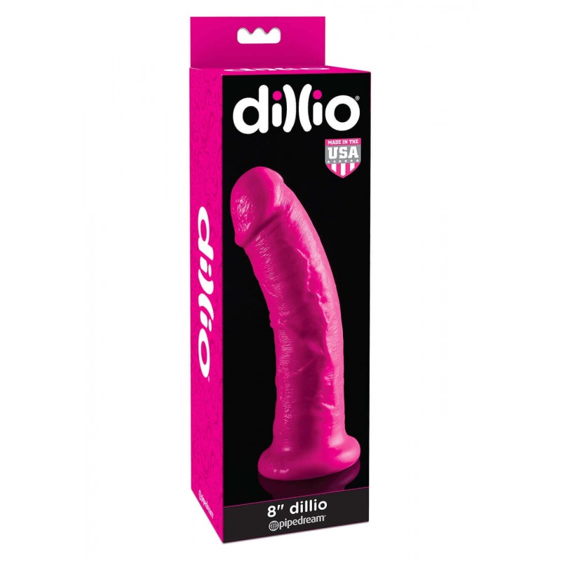 Dildo Realistico DILDO 8 INCH PINK