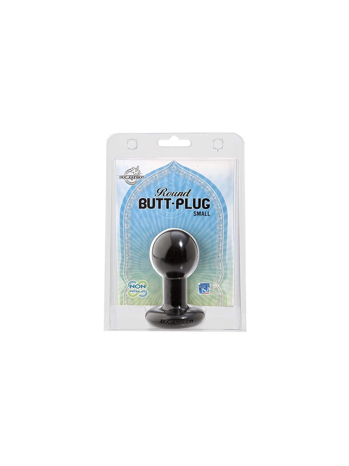 PLUG ANALE ROUND BUTT PLUG BLACK L