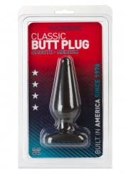 PLUG ANALE BLACK BUTT SMOOTH MEDIUM