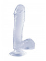 Dildo in Jelly Basix 7,5 Trasparente