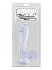 Dildo in Jelly Basix 7,5 Trasparente