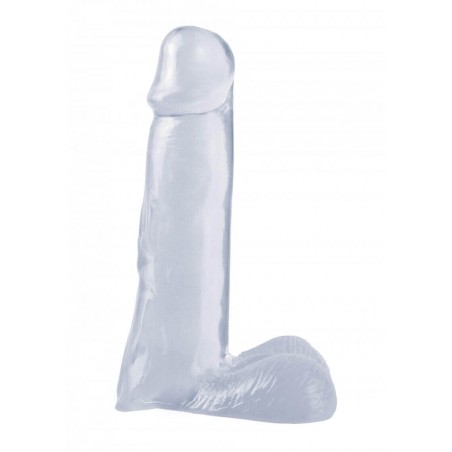 Dildo in Jelly Basix 8 Trasparente