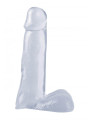 Dildo in Jelly Basix 8 Trasparente