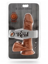 Dildo Realistico Dual Density 8 Inch Balls