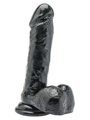 Dildo Realistico 7 Inch con Palle Color Carne e Nero