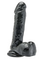 Dildo Realistico 7 Inch con Palle Color Carne e Nero