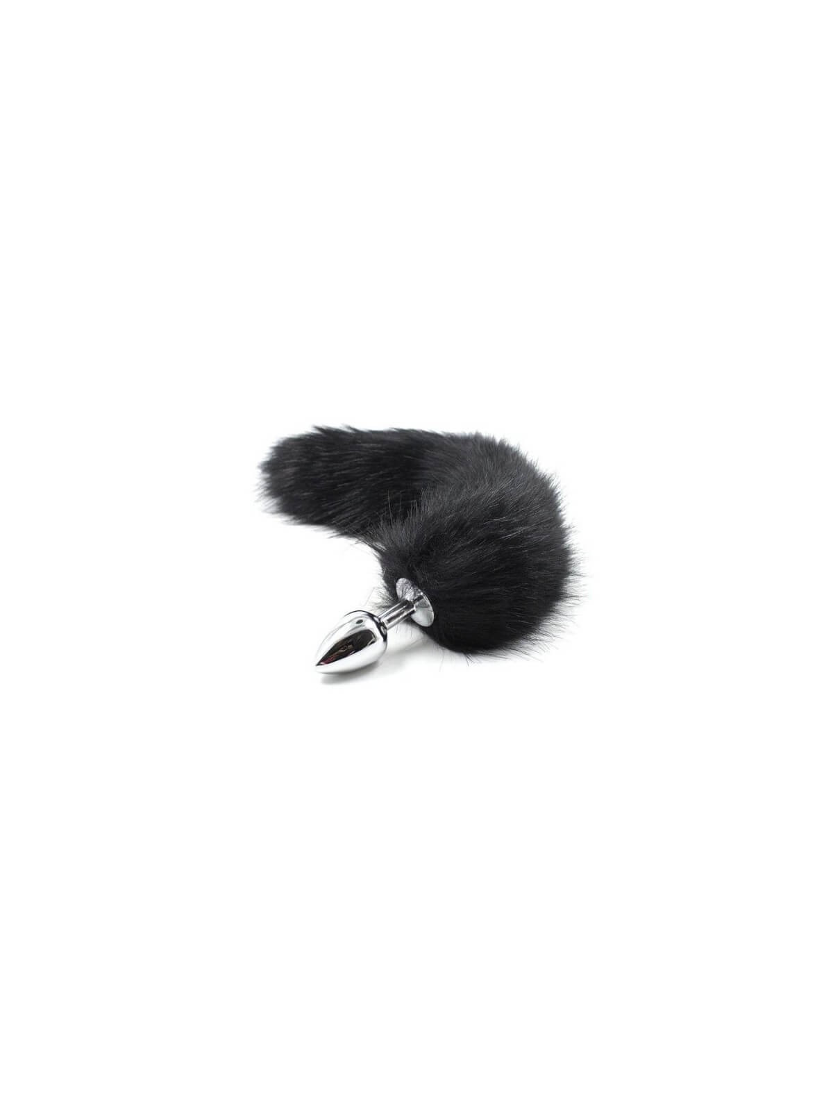 Plug Anale con Coda Long Fox Tail Nera