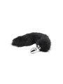 Plug Anale con Coda Long Fox Tail Nera