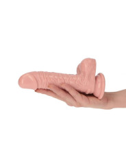 Fallo Realistico Con Ventosa Testicoli Italian Cock 6 Flesh