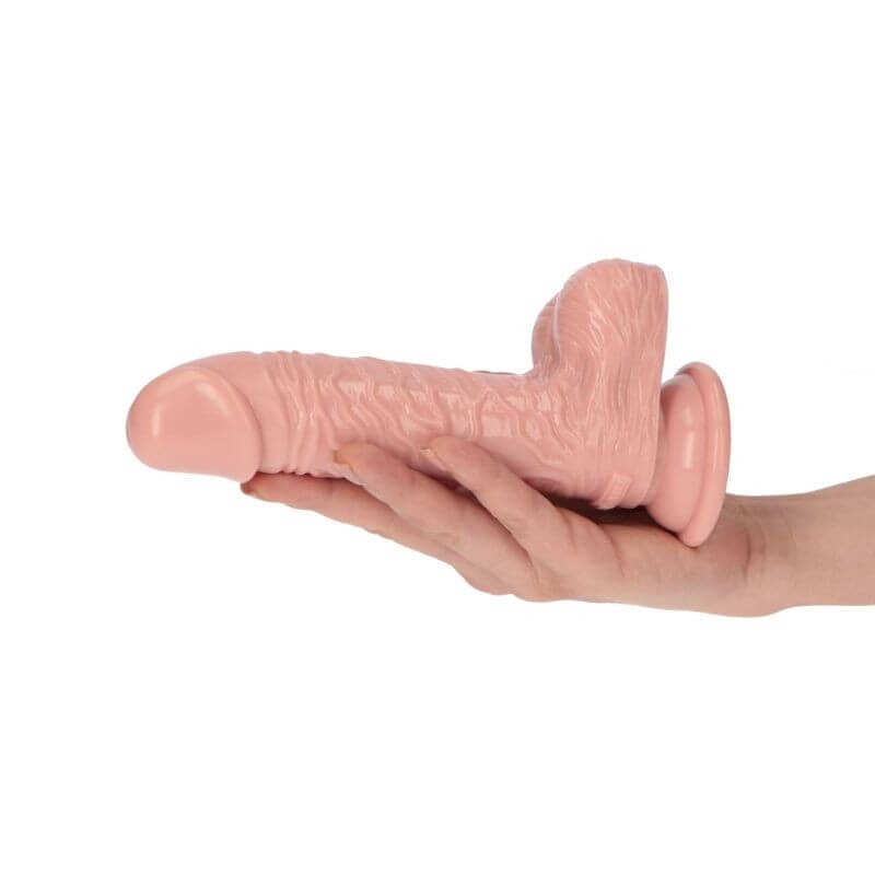 Fallo Realistico Con Ventosa Testicoli Italian Cock 6 Flesh